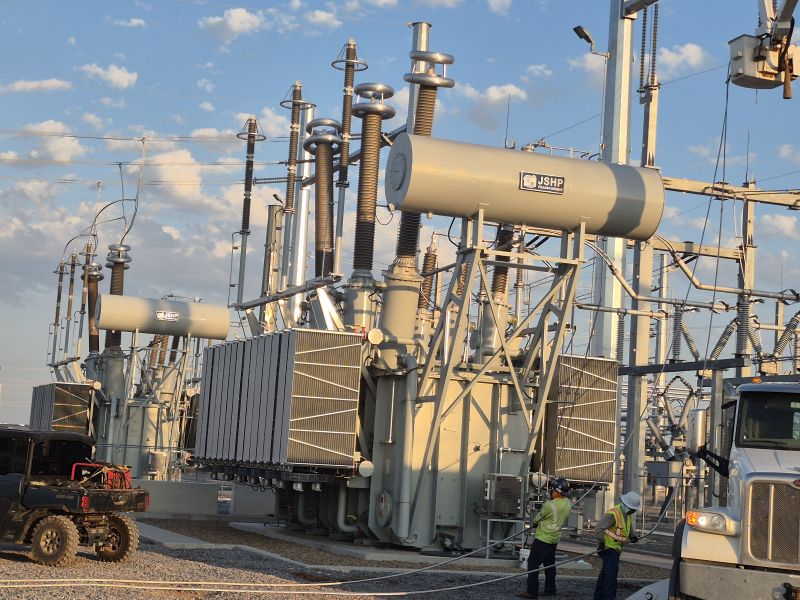 JSHP supplied 345 kV transformers, 345kV SF6 deadtank breakers , and 34.5kV medium voltage transformers to Texas, US — image 3